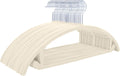 MIZGI Velvet Hangers 60 Pack, Patented Rounded Shoulder Sweater Hangers