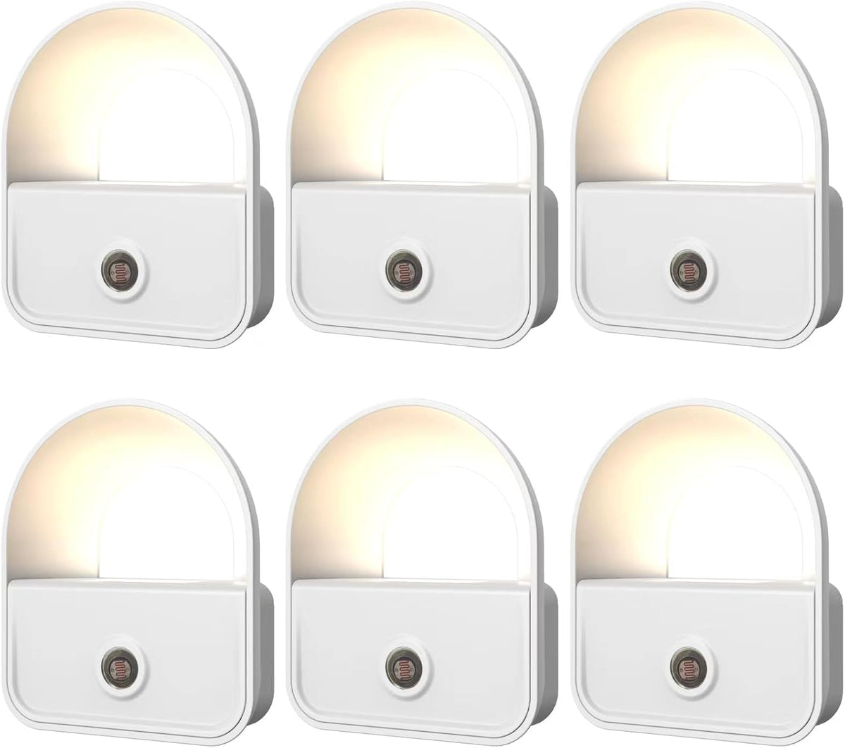 Night Lights, Night Light Plug into, Warm LED Nightlights, 6 Pack