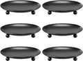 Apsways 6 Pcs Black Pillar Candle Holders for Dinner Party, Wedding