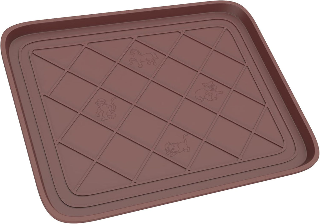 Stalwart All Weather Boot Mat, Brown, 19.75" x 15.5"