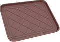 Stalwart All Weather Boot Mat, Brown, 19.75" x 15.5"