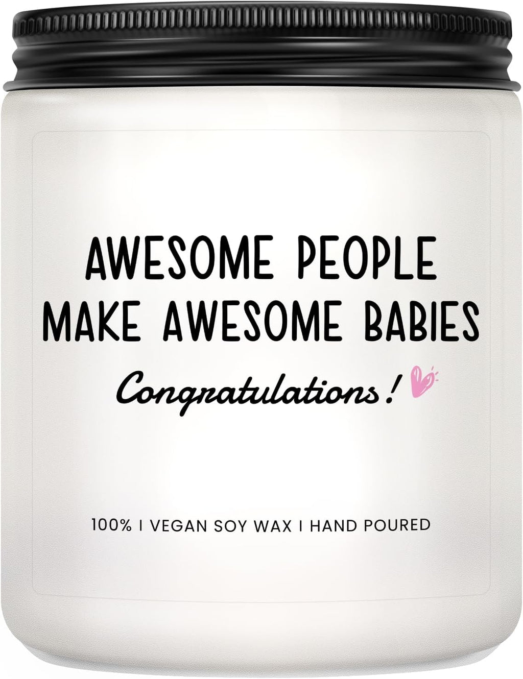 New Parents Gifts for Couples, Funny Pregnancy, New Born, Lavender Candle