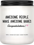 New Parents Gifts for Couples, Funny Pregnancy, New Born, Lavender Candle