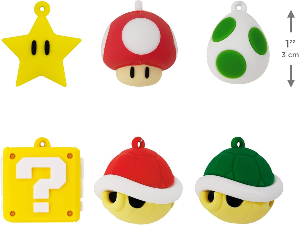 Hallmark Mini Nintendo Christmas Ornaments (Super Mario) Set of 6