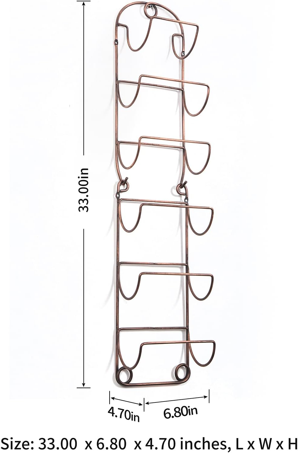 Towel Racks for Bathroom Wall Mounted Metal Wine Rack Towel Shelf Towel Holder for Bath Antique Bronze