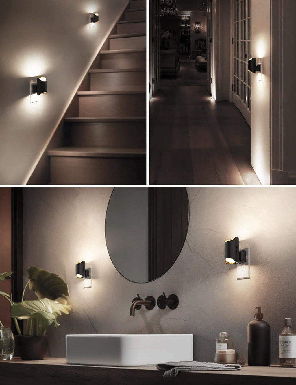 L LOHAS LED Bright Night Light, Night Lights Plug into Wall, Daylight White