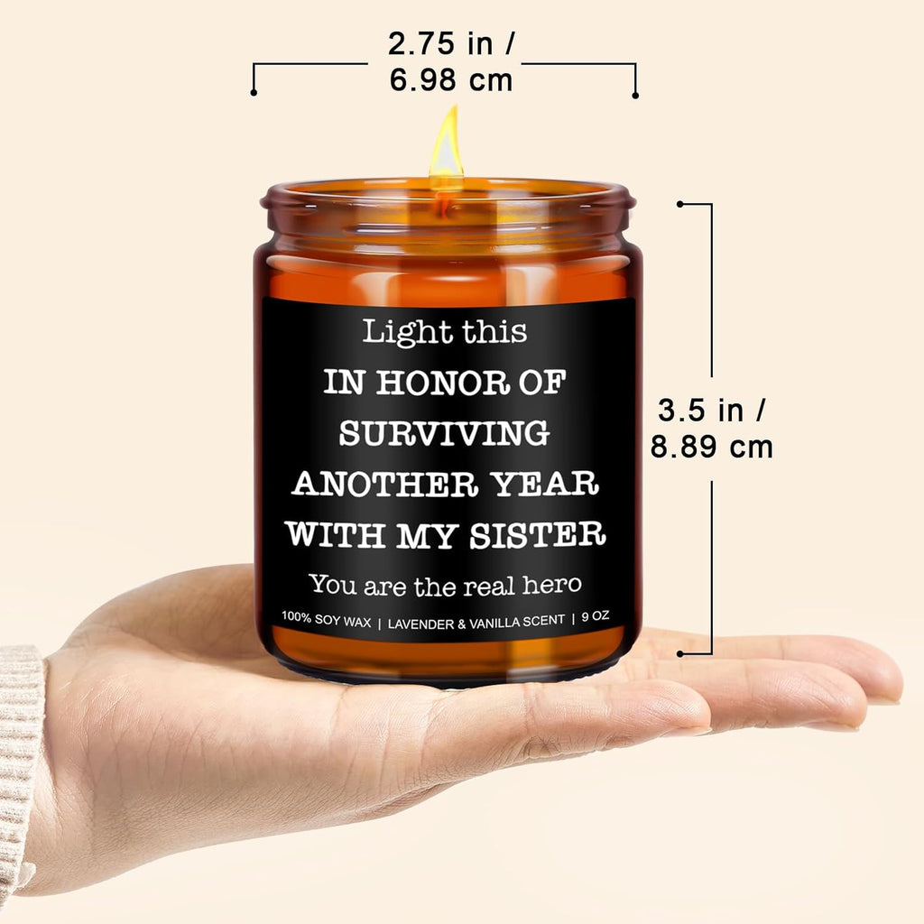 Younift Funny Scented Candle, Brother in Law Christmas & Birthday Gifts