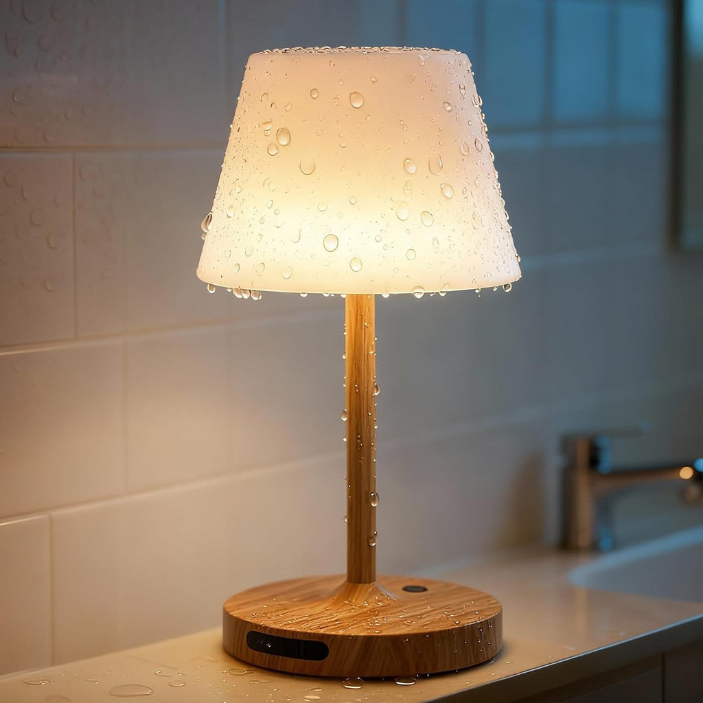 SAIWEYA Outdoor Waterproof Shower Lamp, 8000mAh Rechargeable Bathroom Lamp