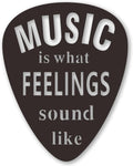 Rajukit Guitar Pick Metal Wall Art, Music Decor for Studio r11x8.7