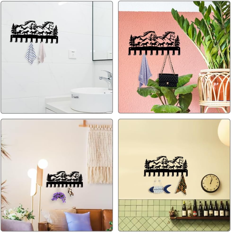 SUPERDANT Horse Wall Hook Wall Key Holder for Entryway Storage