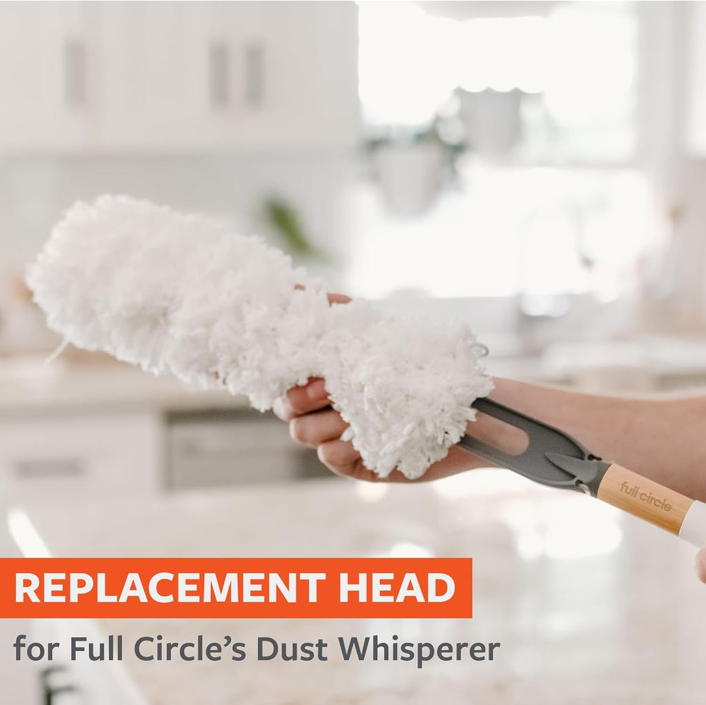 Full Circle Wash & Dry Fluffy Duster Microfiber Refill, Washable, Furniture