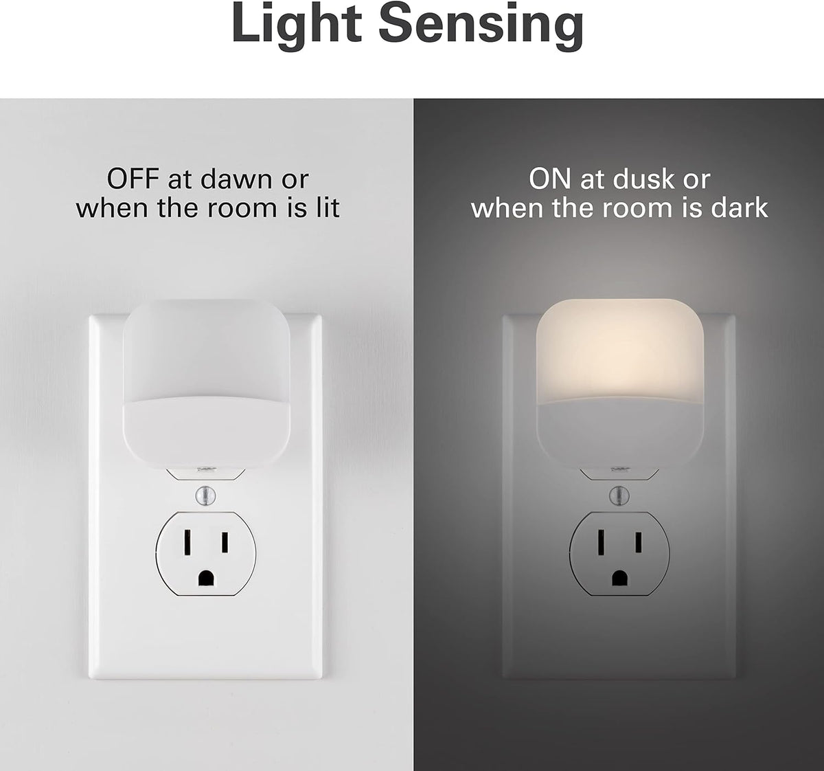 Lights By Night Plug in Night Light Bedroom Decor Apartment Essentials