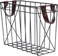Magazine Rack Magazine Holder Storage Organizer Bin for Magazines, Books or Vinyl Record Album Storage, Black