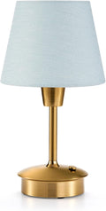 UMEXUS 9.8'' Small Cordless Table Lamp, 5200mAh Battery Operated Touch Lamp