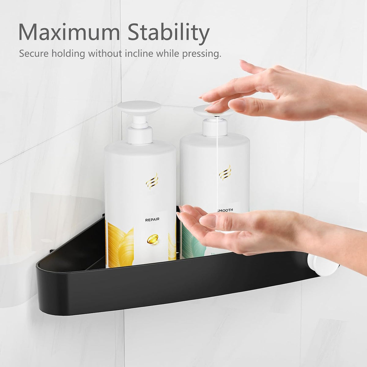 Sotfamily Plastic Shower Caddy Corner (for 90° Only), 2 Pack