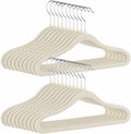 GoodtoU Velvet Baby Clothes Hangers 20 Pack 11.8 Inch Beige