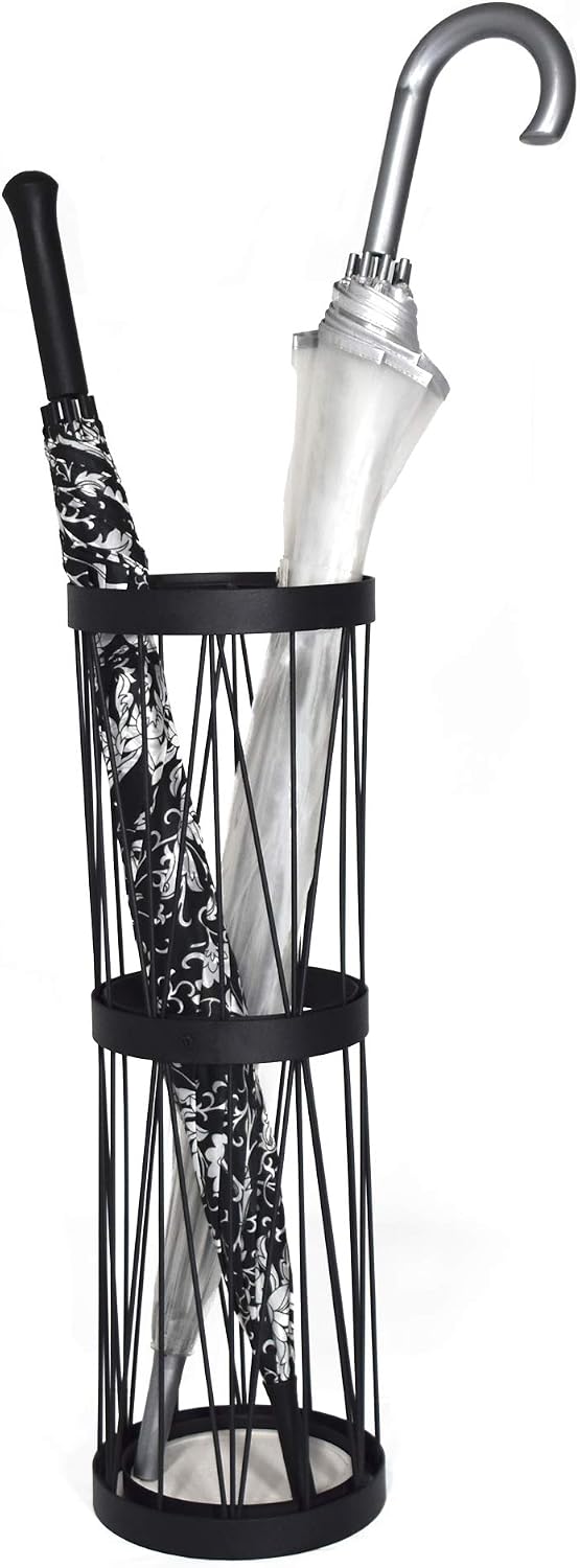 Mango Steam Pluvian™ Soakstone™ Umbrella Holder (Tall, Black)