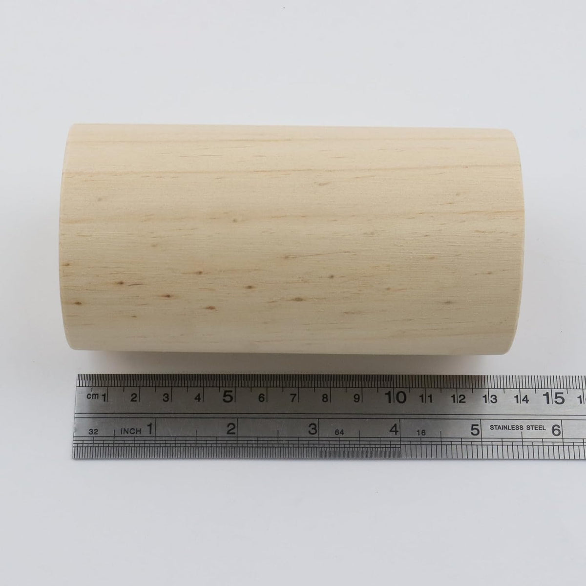 Wood Bed Risers, 4 Pcs Heavy Duty Cylindrical Wood Furniture Riser Table Leg Extenders, Height Increase 10 cm/3.9", Risers for Table Legs, Sofa, College Bed (Type 1)