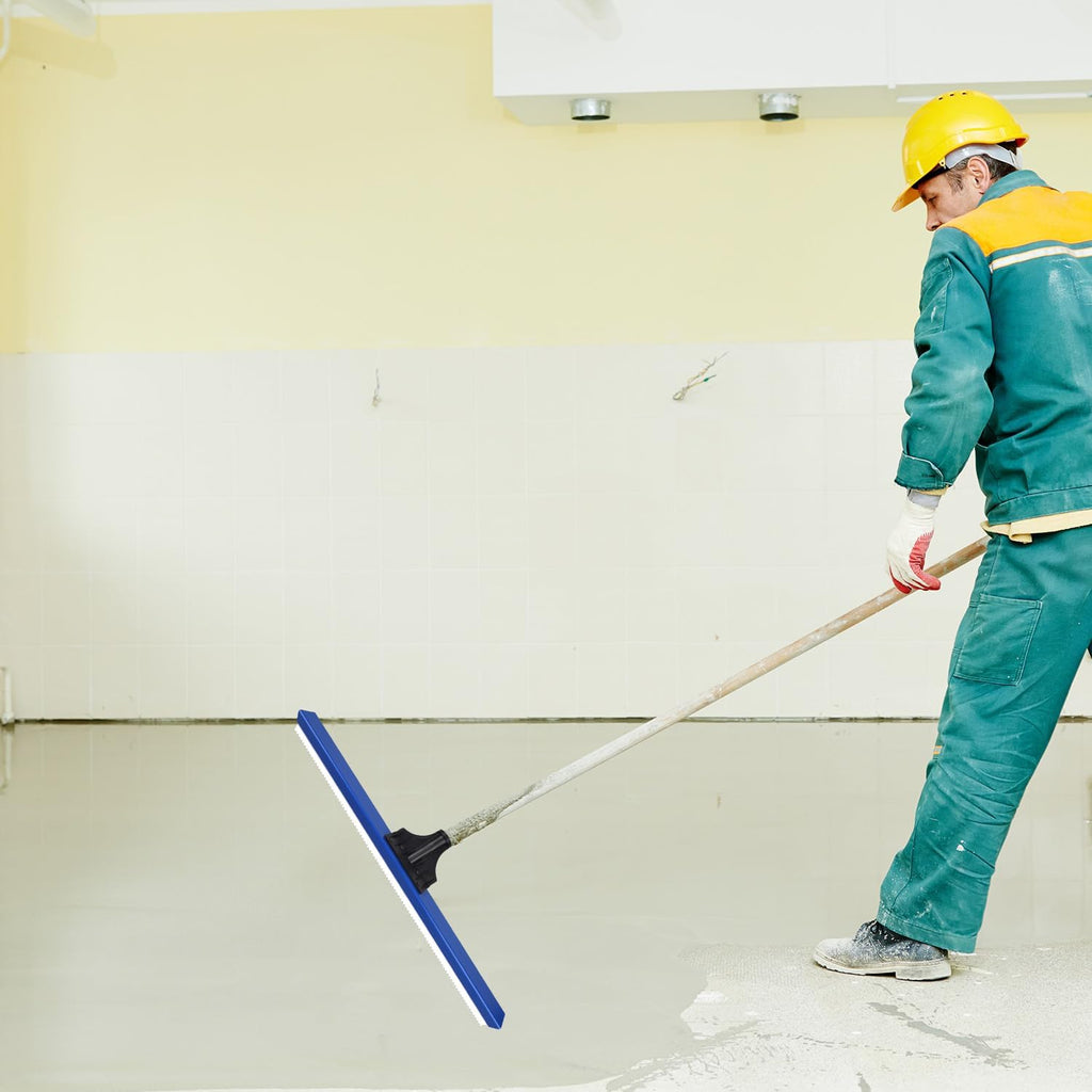 23.6in/60cm Epoxy Floor Squeegee with 0.16in/0.4cm Teeth Notched