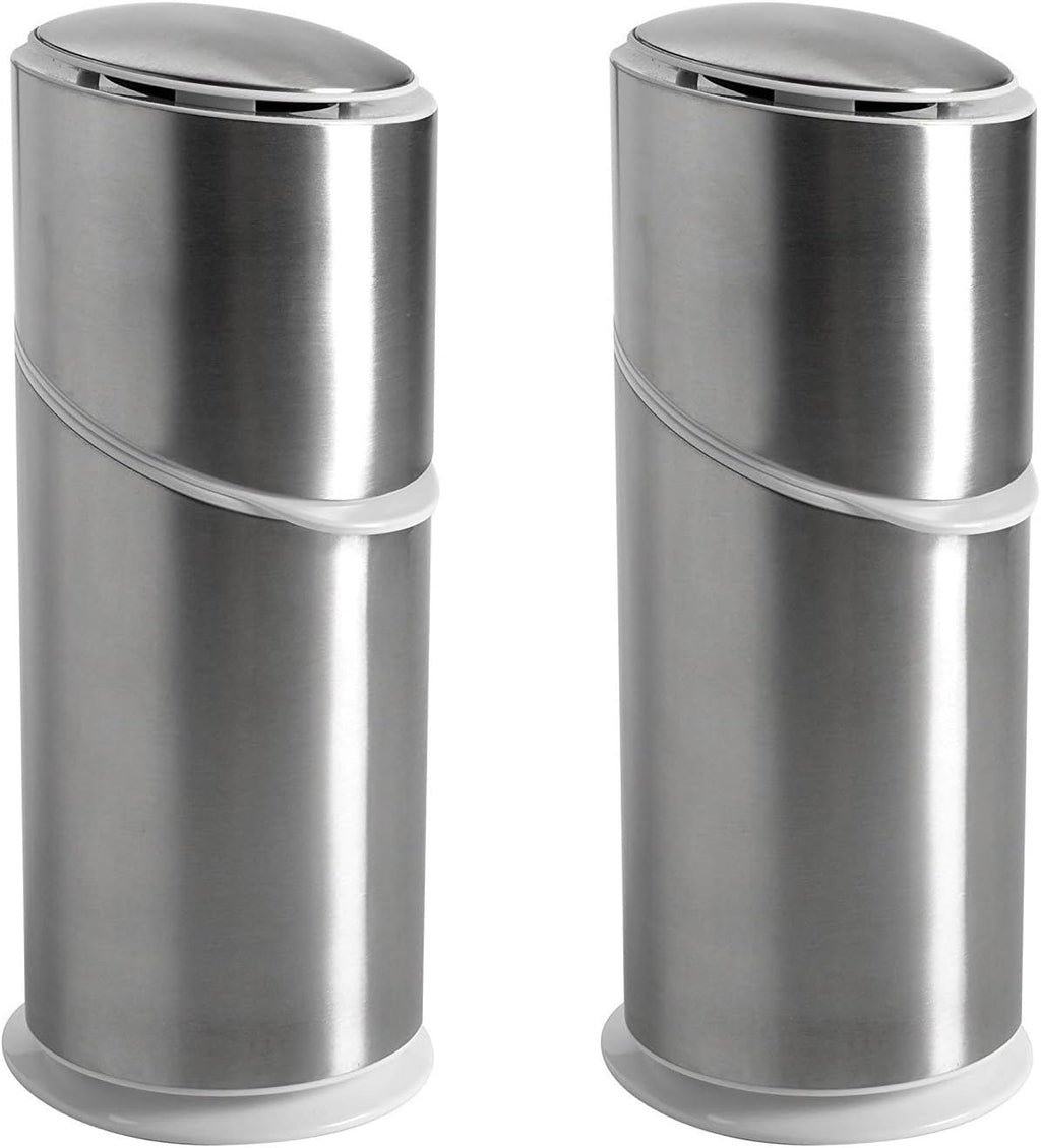 OXO Good Grips Toothbrush Organizer, Brushed Stainless (Set of 2)
