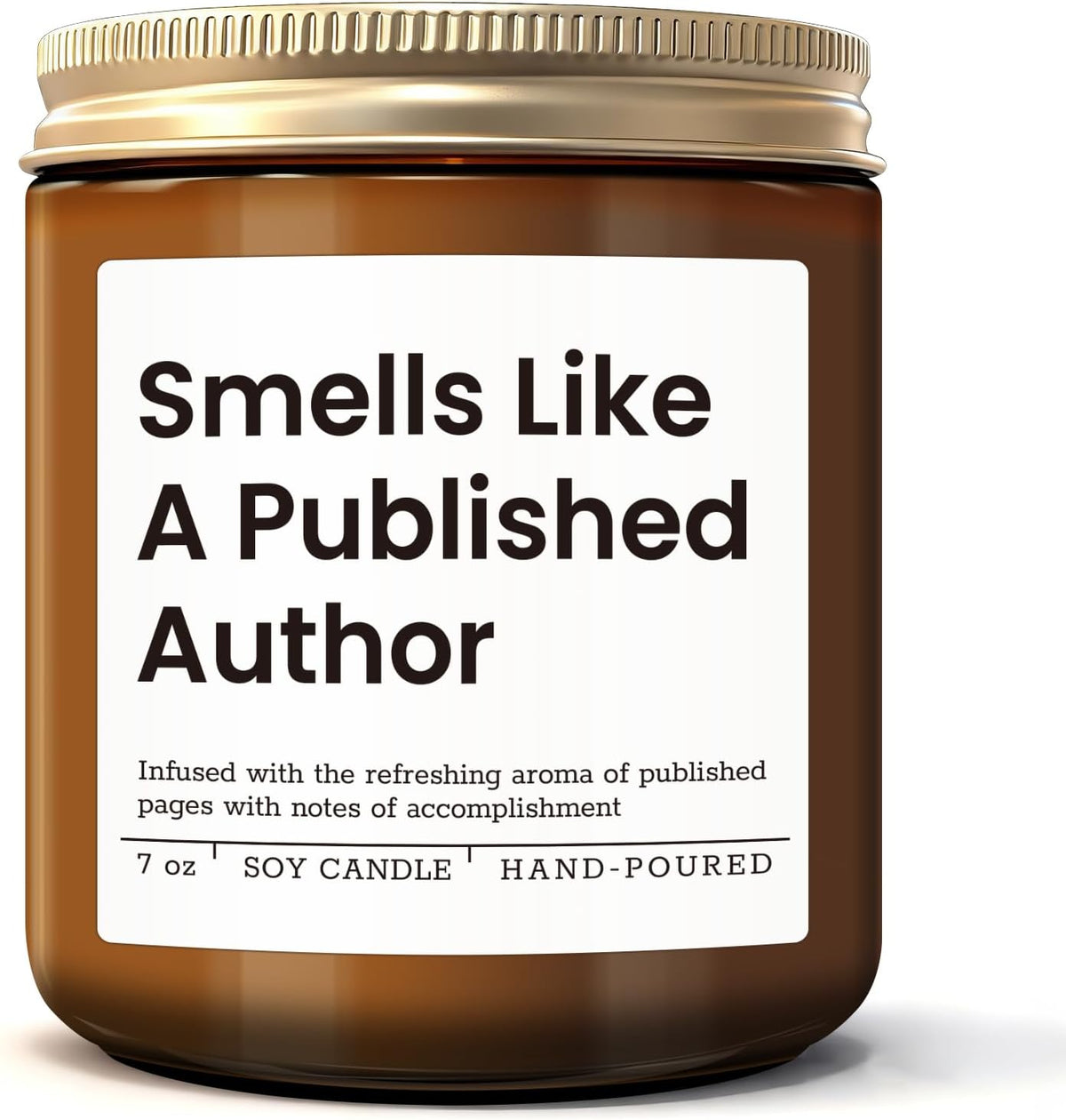 Gifts for Authors, Congrats New Author Gift for Women Men, Lavender Candle