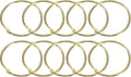 uxcell 24Pcs 2.5 Inch Shower Curtain Rings Rustproof Metal Round Shower Hooks Snap Joint Design for Bathroom Shower Rod, Gold