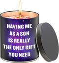 Christmas Mothers Day Birthday Gifts for Mom from Son,Scented Candles