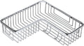 Shower Corner Shelf,304 Caddy Stainless Steel Rustproof,Soap Caddy Shower Organizer Wall Mounted Basket,Polished Finish-Right Angle Basket