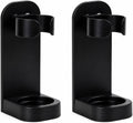 Electric Toothbrush Holders for Bathroom, Electric Toothbrush Organizer, Bathrooms Toothbrush Storage for Shower Space-Saving, Mirror Toothbrush Holder Wall Mounted, ABS (Black)