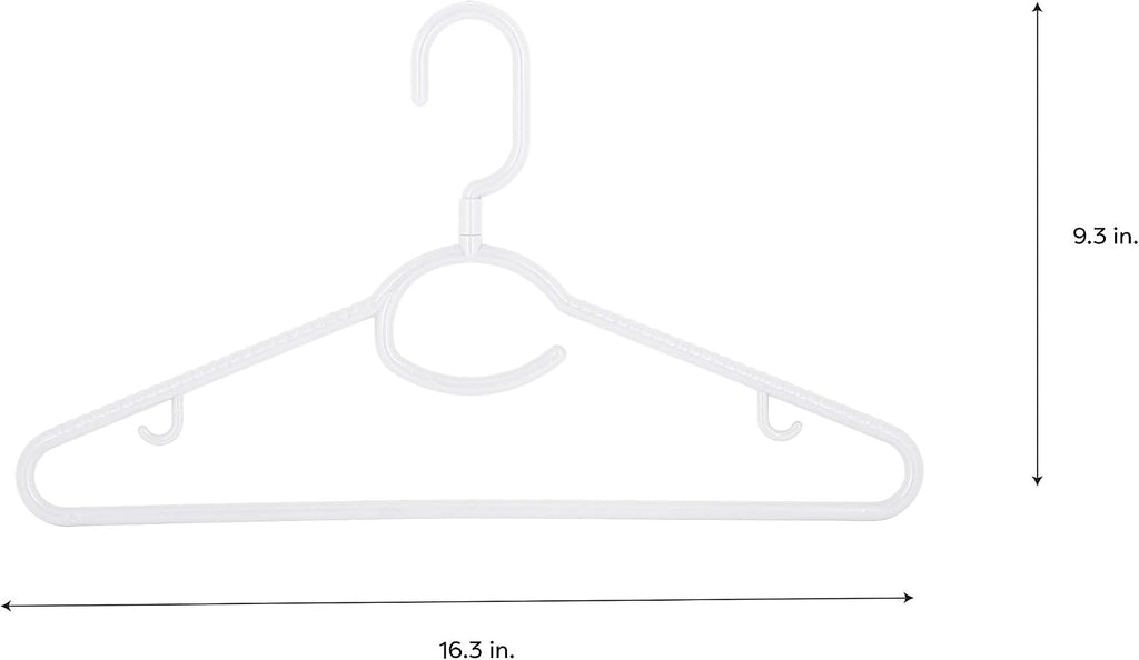 Laundry 360 Swivel Neck Hanger 5 Pack in White