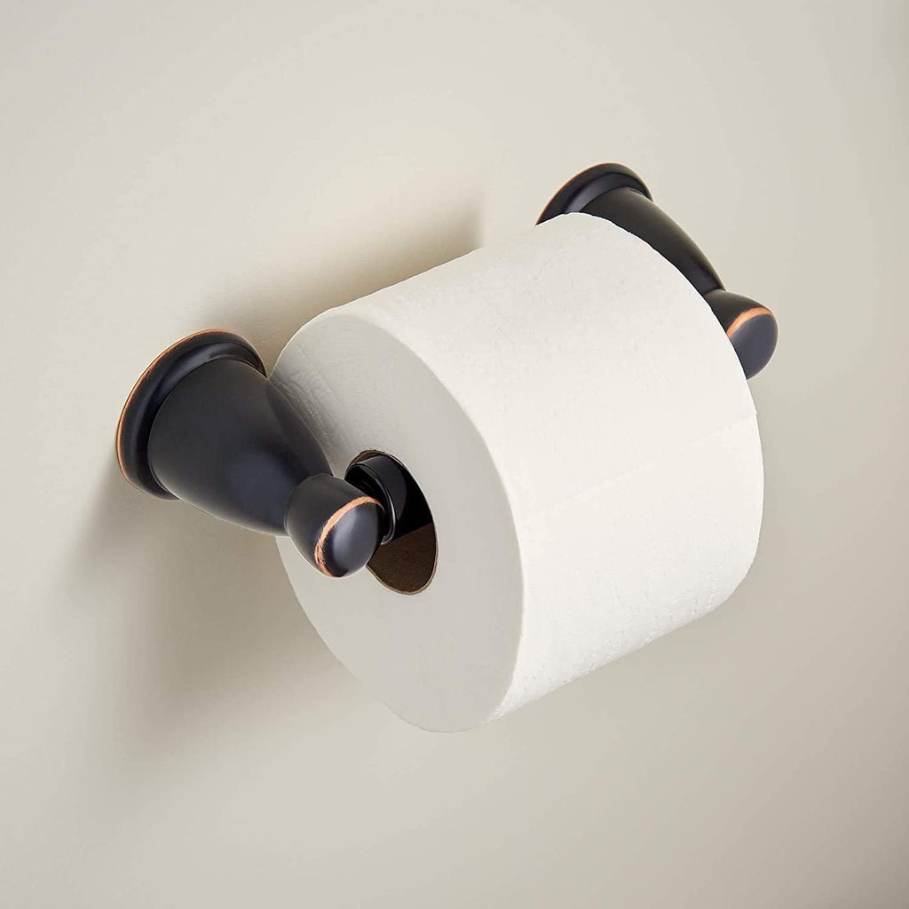 Franklin Brass 3-Piece Oil Rubbed Bronze Bathroom Set Towel Rack, Ring, Toilet Paper Holder| Kinla Bath Accessories