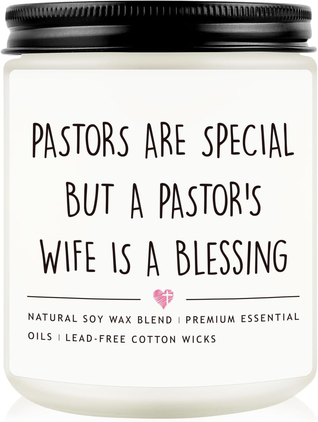 Pastors Wife Appreciation Gifts for Women, Lavender Scented Soy Wax Candle