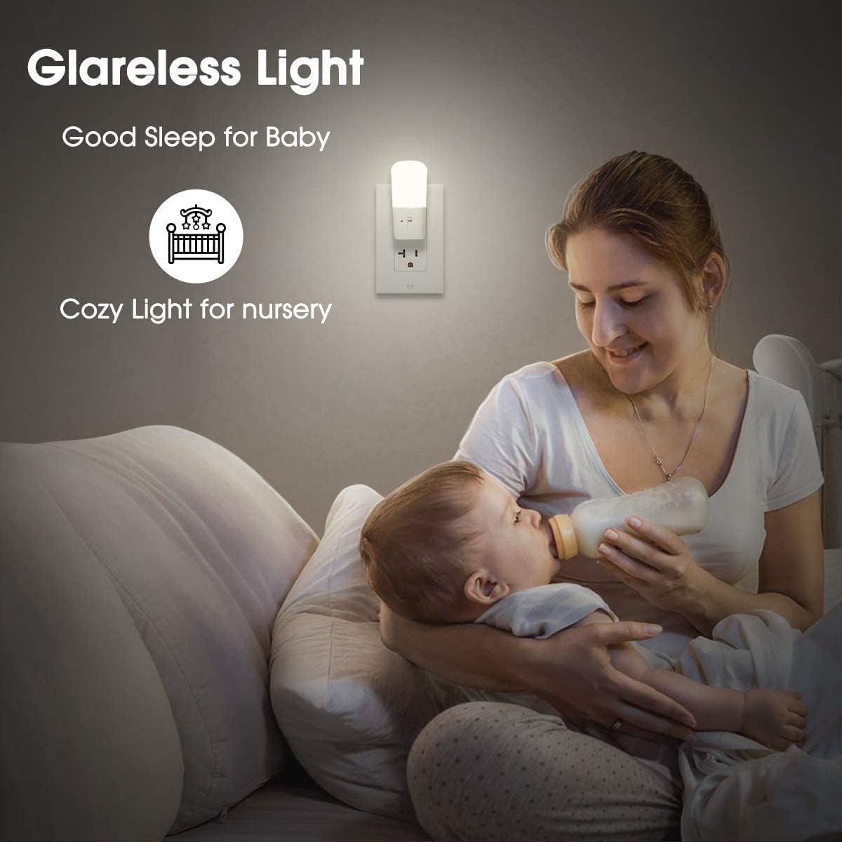 LOHAS-LED Dimmable Night Light[2 Pack], Night Lights Plug into Wall