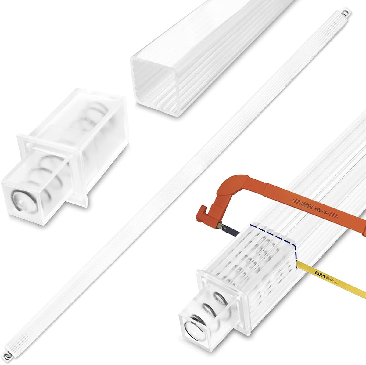 24 Inch Bathroom Towel Bar Replacement Rod with Adjustable Spring Loaded