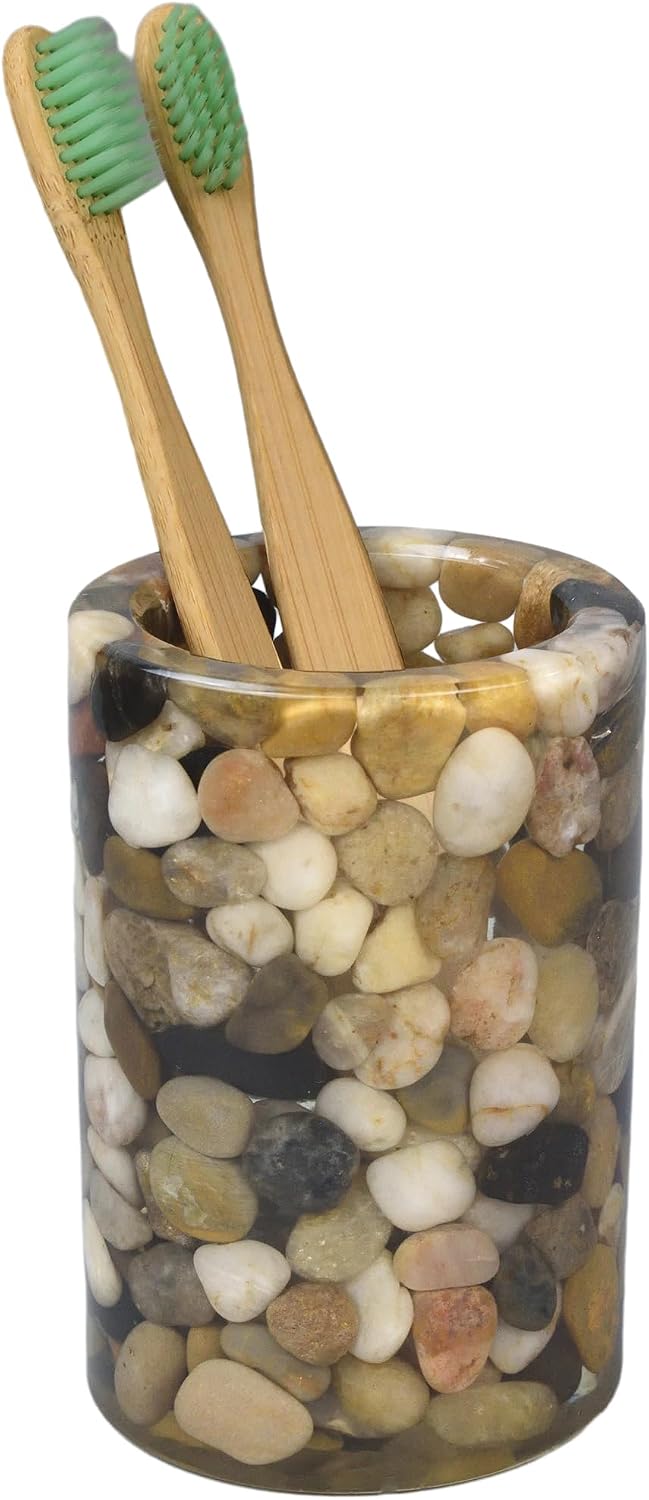 Toothbrush Holders for Bathrooms, Toothbrush Cup, Stone Tooth Brush Holder for Bathroom Decor