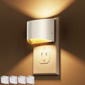 L LOHAS LED Night Lights Plug into Wall, Dimmable Night Light 4 Pack