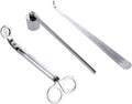3 in 1 Candle Wick Trimmer Set, Snuffer, Dipper, Cutter, Silver