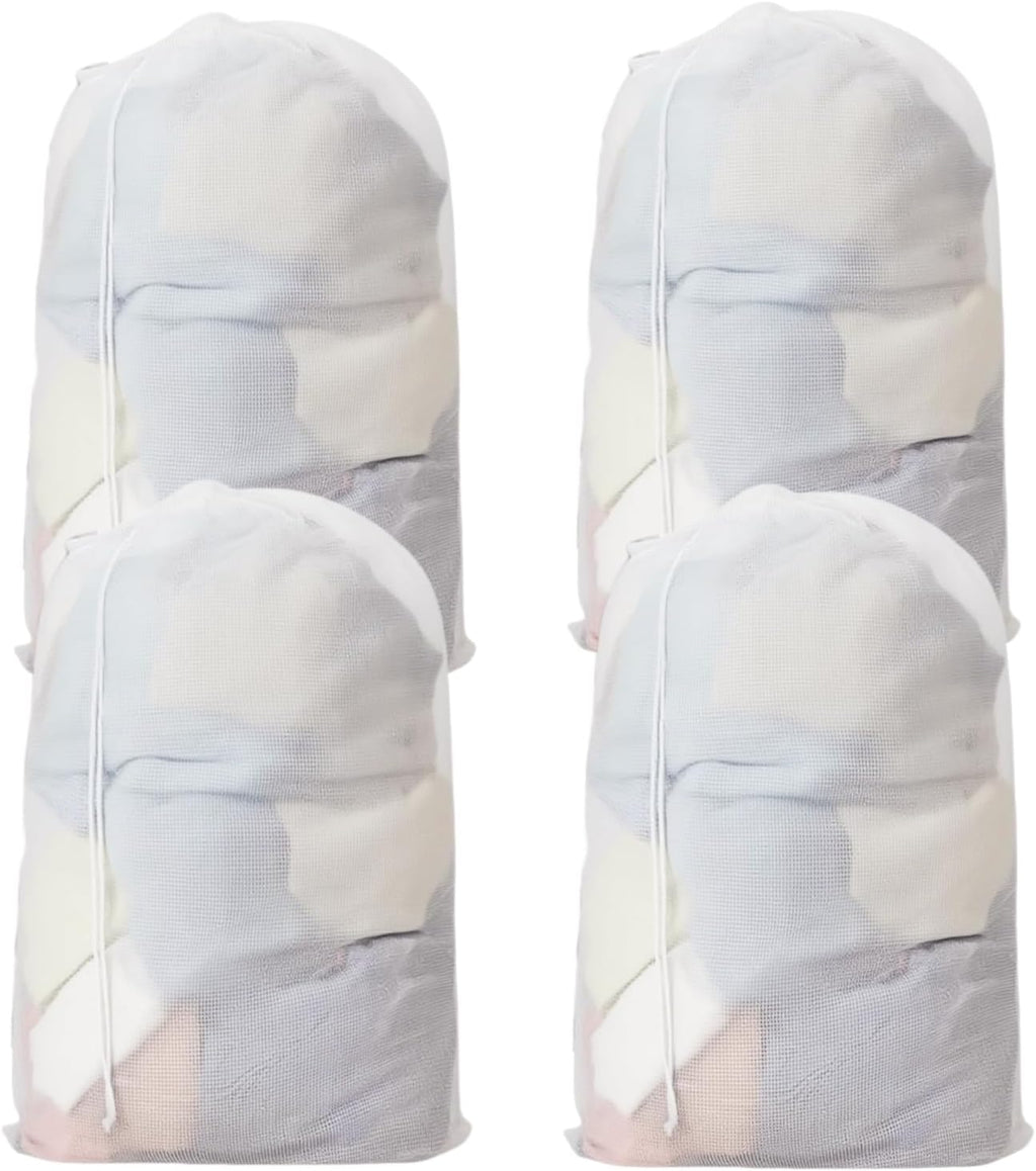 Large Laundry Mesh Bags, 4 Pack 24 x 36 Inch