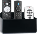 3 Slot Wall Mounted Remote Control Holder, Black