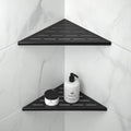 Corner Shower Shelf 10" Matte Black