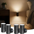 TSEXES 4 Pack LED Night Light Plug in,5-300LM Brightness Adjustable