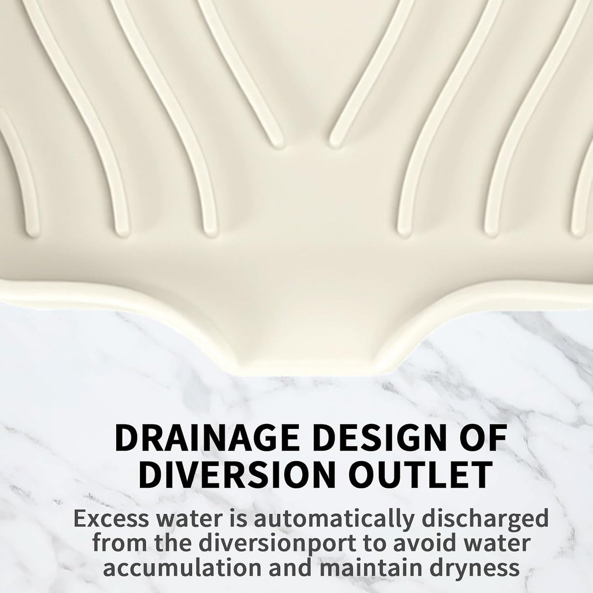 2 Pack Silicone Soap Dish with Drain, Self Draining Bar Soap Holder for Shower, Silicone Dish Soap Tray, Bathroom and Kitchen Sink Organizer, Beige
