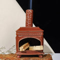 MOUGIGI Palo Santo Burner Holder-Ceramic Mini Chiminea, Incense Chimney