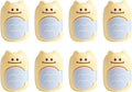 Cat Shaped Bed Sheet Clips, Sheet Grippers, 8 Pack (8, Yellow)