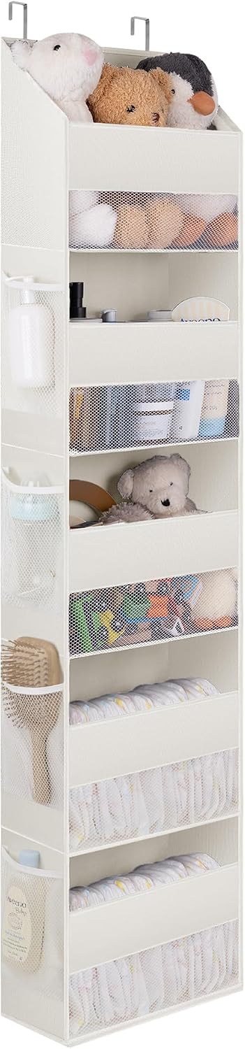 GRANNY SAYS Over the Door Organizer, 5-Shelf Behind the Door Storage