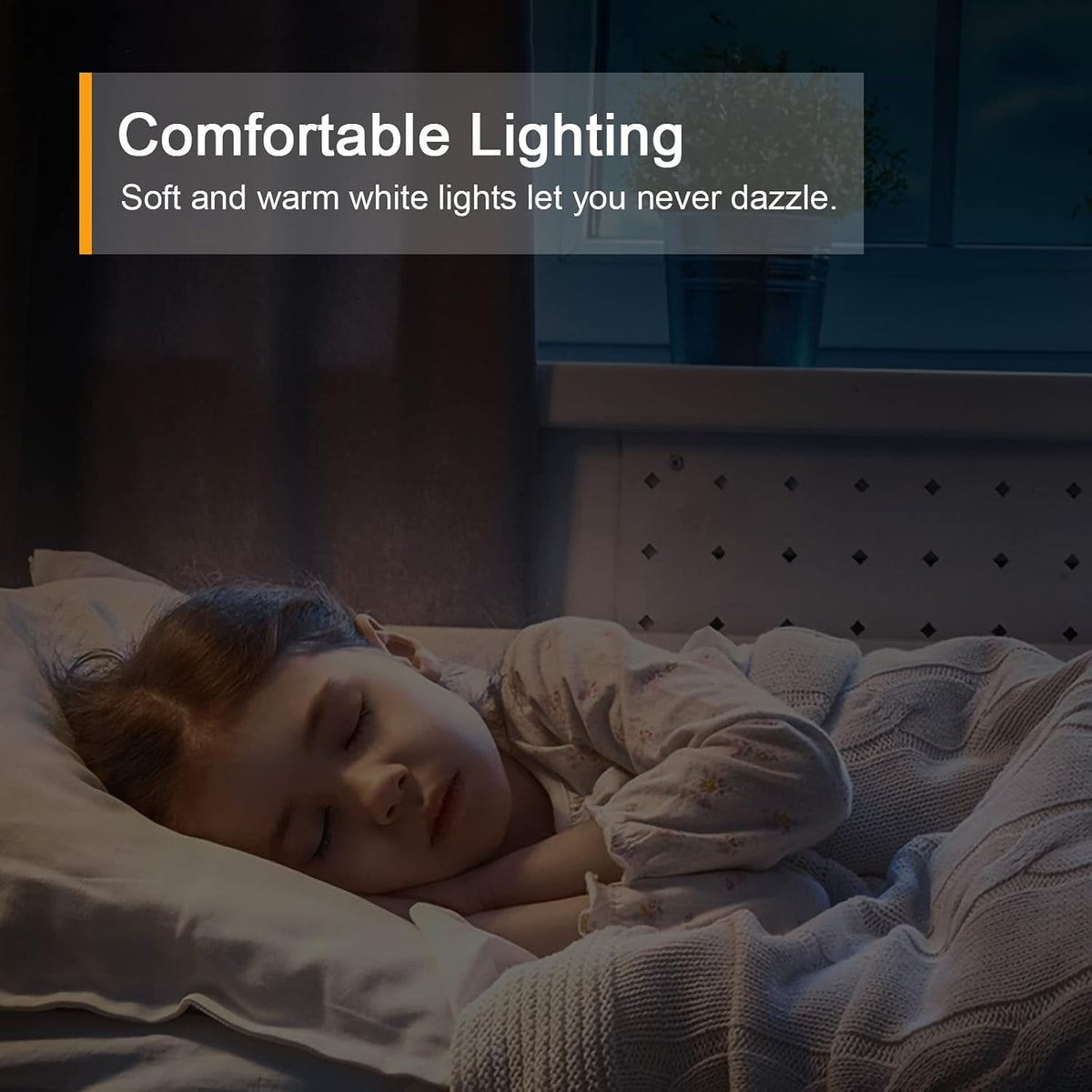 Lyridz Rechargeable Motion Sensor Night Light, Cool White LED Stick-on Closet Light with Dusk to Dawn Sensor, 1-20LM Stepless Adjustable Brightness for Bedroom, Wall, Kitchen, Stairs, Hallway, 2-Pack