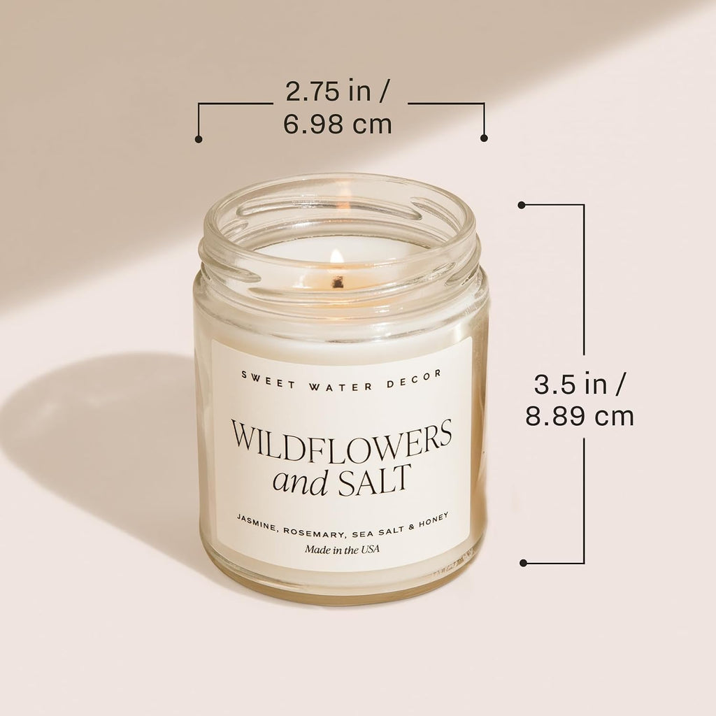 Sweet Water Decor Love You Soy Wax Candle, 9oz Jar, Gift for Loved Ones