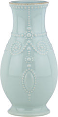 Lenox French Perle Ice Blue 8" Fluted Vase - 869509