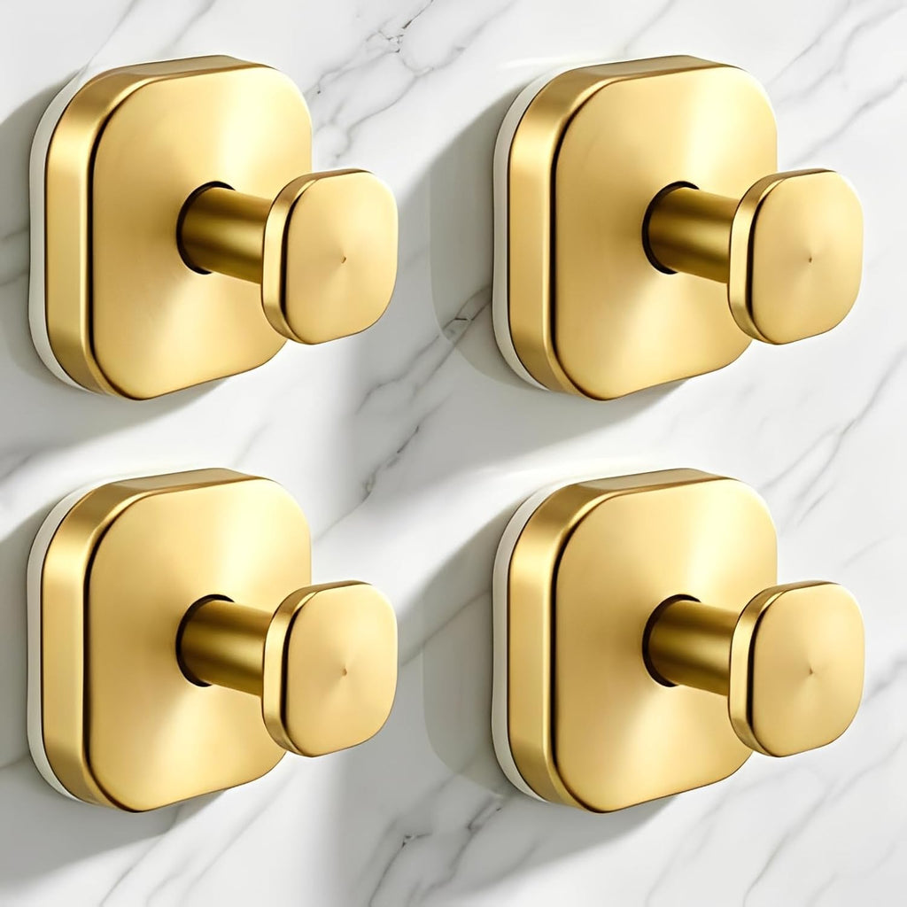 Suction Cup Hooks, Heavy Duty No Drill for Bathroom Shower Towel