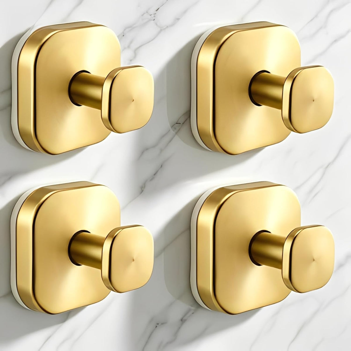 Suction Cup Hooks, Heavy Duty No Drill for Bathroom Shower Towel
